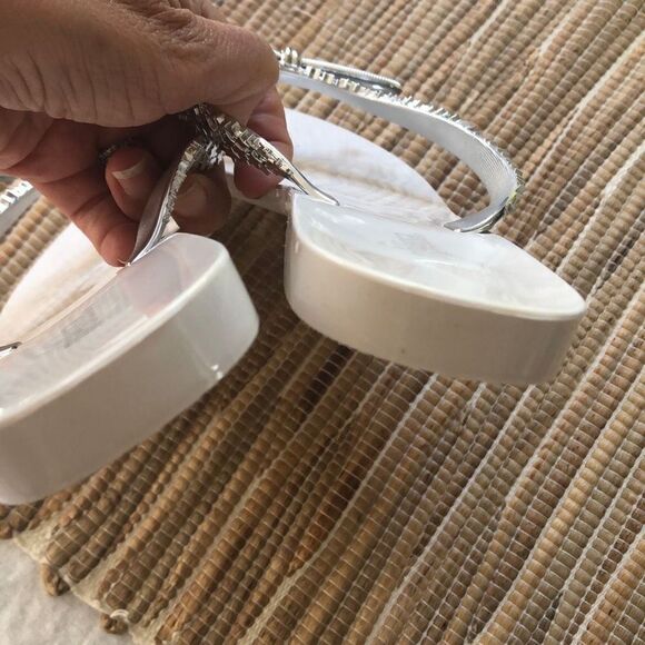 Melissa Silver star bow jelly sandals size 9 - Picture 8 of 8